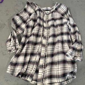 3 quarter sleeve button down!